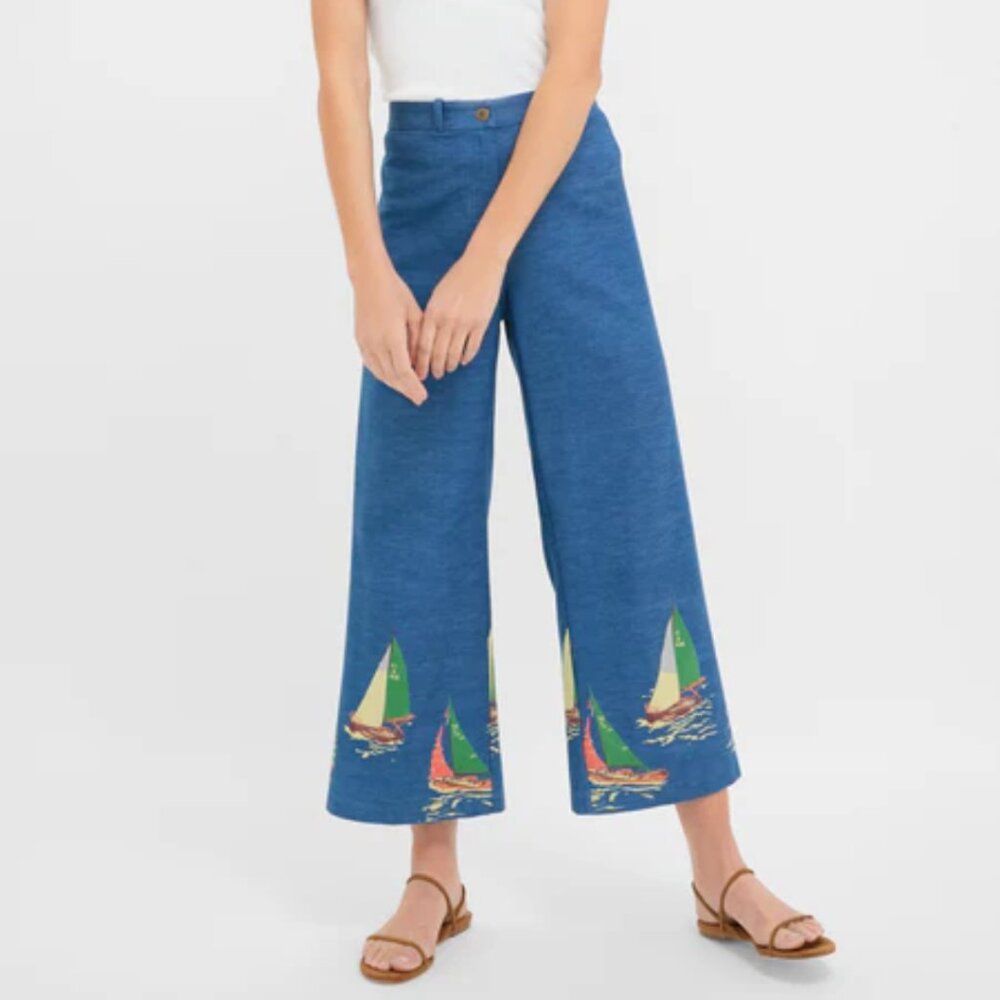 Tuckernuck Newport Regatta Chambray Pants - size 10